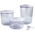 Maxxo VC1800 Vakuumdosen-Set, 3-tlg. | 700/1400/2000 ml | Für alle Maxxo Vakuumierer | Spülmaschinen-, kühl- und gefrierschrankgeeignet.