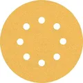 Bosch Schleifpapier Scheibe C470 125 mm | K100 | 5 Stück | Klett | Lochung | für Holz & Farbe | Exzenterschleifer