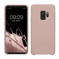 kwmobile Handyhülle für Samsung Galaxy S9 Hülle - Case Silikon - Kabelloses Laden - Schutzhülle Cover in Nude Lilac