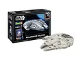 Star Wars Millennium Falcon Plastik Set 1/72 Inkl. Farbe, Pinsel, Glue Pod Post