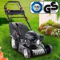 Brast Benzin Rasenmäher Mit Antrieb  3,5kw(4,76ps)  46cm Schnittbreite  Tüv  4 Takt Ohv Motor  30-80mm Schnitthöhe  60l Fangkorb  Stahlgehäuse  18170 Speed