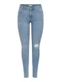 ONLY Female Skinny Jeans ONLPOWER Mittlere Taille Skinny Fit Jeans