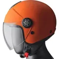 GMS-Moto Gelato Peach, Jethelm - Dunkelorange - M