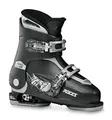 Roces Kinder Verstellbarer Kinderskischuh IDEA UP 19.0-22.0, Black/Silver, 30-35, 450491