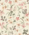 Rasch Vliestapete Lumina - Selbstklebende Tapete Blumen von tesa® x rasch®, strukturiert, floral, Landhausstil, geblümt, botanisch, (1 St), selbstklebend, 6,00m x 0,53m