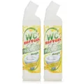 HiGloss WC-Haftreiniger-Gel WC-Reiniger (2x 750ml bekämpft Schmutz & Kalk, sorgt für hygienische Sauberkeit & Frische)