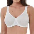 Triumph Damen BH Lovely Minimizer W X, mit Bügel, ohne Polsterung, Verstellbare Träger, 75F, Vanille