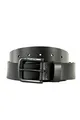 Levi's Herren Gürtel Harness Buckle aus Leder mit Logo, Schwarz (Regular Black), 85 cm