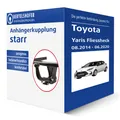 Auto Hak Anhängerkupplung starr für TOYOTA Yaris Fliessheck Typ P13 AHK NEU