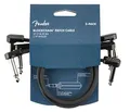 Fender Blockchain 30,5 cm Patchkabel, Gitarrenkabel, Gitarrenzubehör, 3er-Pack, Winkel/Winkel