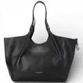 Mode GIANNI CHIARINI Tasche Dua Frau Schwarzes Leder