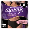 always Discreet Boutique Inkontinenz Pants Black L 8St Inkontinenz-Höschen