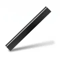 D.RECT 30 cm Lineal aus Aluminium | für Schule Büro Zuhause |schwarz