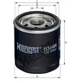 HENGST FILTER H344W Oil Filter for CADILLAC,CHEVROLET,OPEL,VAUXHALL