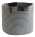 casa NOVA Aufbewahrungsbox Korb ALIDENA, Grau, Ø 30 cm