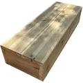 Blockstufen Holz Modulierbar-2 Bretter B60cm H17cm
