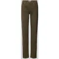 Angels Slim Fit Jeans im 5-Pocket-Design Modell 'CICI' in Oliv, Größe 42/28