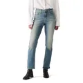 Levi's Damen Jeanshose Classic Mid Rise, Straight Fit, Blau (Cave Wall), W28/L30