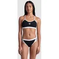 Arena Icons Bikini Damen Einfarbig - Black-white - 34