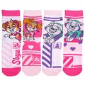 United Labels Paw Patrol - Socken Mädchen Kinder Kindersocken Söckchen Rosa (4er Pack) (as3, numeric, numeric_27, numeric_30, regular)