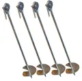 4er Set Bodenanker Erdanker 58 cm für Spielturm Erdnägel Befestigungsanker Zelt