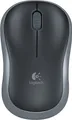 Logitech Wireless Notebook Mouse M185 - Maus - drahtlos - USB - kabelloser Empfänger (USB) - Grau (910-002238)