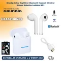 Grundig In-Ear Kopfhörer Bluetooth Headset Ohrhörer Stöpsel Kabellos Ladebox MP3