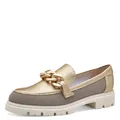 MARCO TOZZI Damen Slipper Elegant Vegan, Gold (Gold Comb), 39 EU