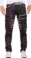 Cipo & Baxx Herren Jeans CD636 Bordeaux W31/L32