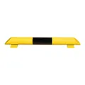 Moravia Rammschutz-Balken schwarz/gelb Rundrohr 76 x 3,0 mm 800 mm lang