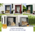 Ecostar Fußboden, BxL: 55,4 x 72 cm, Aluminium, für Gerätehaus - silberfarben