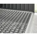 EcoStar Riffelblechboden für EcoStar Kaminholzregale Typ 1 Aluminium
