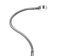 kalb Bettleuchte LED Leseleuchte Bettlampe Flexleuchte chrom silbergrau Touch Schalt, warmweiß