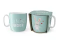 La Vida Tasse Kindertasse Kinderbecher Tasse Becher Porzellan 150ml la vida Hase, Material: Porzellan