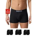 SNOCKS Boxershorts Enge Pants Herren Unterhose (6-St., 6 Stück) aus Bio-Baumwolle, ohne kratzenden Zettel schwarz 2XL