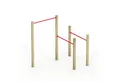Wickey Turnreck FIT Base 505 - Spielgerät & Calisthenics-Station - Kinder & Erwachsene, (Kraftstation, Fitnessstation, Sportgeräte für zuhause, Workout, Krafttraining, Gymtower, Fitnessturm, Für Kraft, Koordination & Spielspaß für Kinder & Erwachsene bis 100 kg), Witterungsbeständig mit 5 Jahren Garantie auf Holz- und HDPE-Teile*