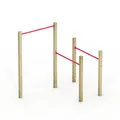 WICKEY FIT Base 505 Outdoor-Fitnessgerät - Turnreck - Kraftstation