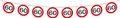 Folat 05185 Banner Traffic Sign-60 years-12 m Long Party-Deko, Zahl 60