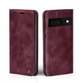 Handy Hülle für Google Pixel 8 Klapp Magnet Smartphone Cover Case Rot