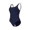 ARENA Jewel Low R Damen One Piece C-Cup Badeanzug, Bodylift Formende Bademode, Power Mesh Technologie, Damen Schwimmanzüge Hergestellt aus Chlorresistentem Sensitive Material