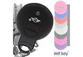 mt-key Schlüsseltasche Autoschlüssel Softcase Silikon Schutzhülle Schwarz, Mini F56 F54 F55 F57 F60 Clubman Countryman 3 Tasten KEYLESS