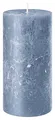 Stumpenkerze - Blau - Paraffinwachs - 7 x 11 cm - selbstlöschend