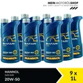 Mannol Safari 20W-50 API SN Youngtimer Oldtimer Universal 9x1 Liter = 9 Liter