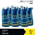 Mannol Safari 20W-50 API SN Youngtimer Oldtimer Universal 8x1 Liter = 8 Liter