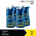 Mannol Safari 20W-50 API SN Youngtimer Oldtimer Universal 4x1 Liter = 4 Liter