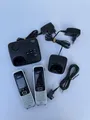 Gigaset C430A Duo Schnurloses DECT Telefon mit Anrufbeantworter - Silber/Schwarz