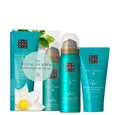 Rituals Pflege-Geschenkset The Ritual of Karma Mini Body Care Set – Duschschaum & Körpercreme, Duschschaum & Körpercreme mit weißem Tee & Lotus-Duft
