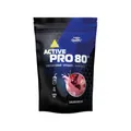 inkospor Active Pro 80 Proteinpulver Sauerkirsche | 80% Mehrkomponenten-Protein | 500 g Beutel | Whey, Casein & Eiprotein | Made in Germany