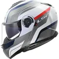 LS2 FF908 Strobe II Monza weiss blau rot Gr. M 57/58