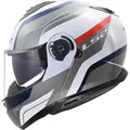 LS2 FF908 Strobe II Monza weiss blau rot Klapphelm ECE 22.06  Gr. M
